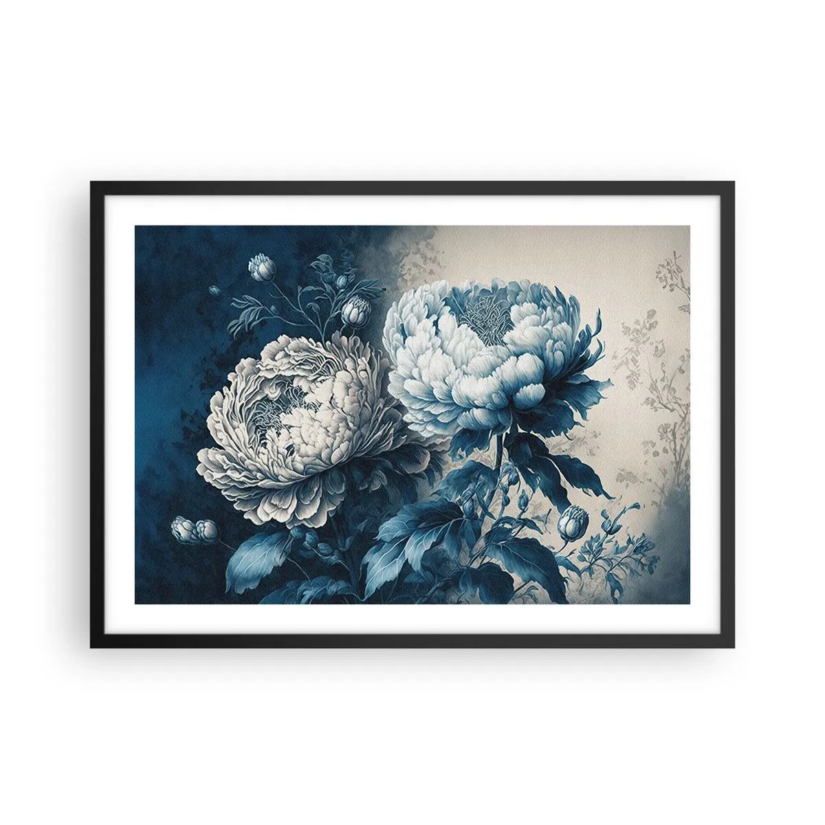 Plagát v čiernom ráme - Zhodný pár - 70x50 cm