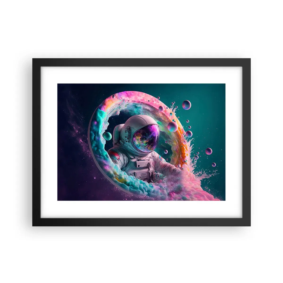 Plagát v čiernom ráme - Hviezdna brána - 40x30 cm