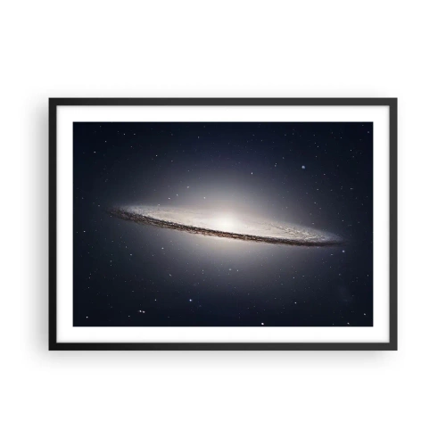 Plagát v čiernom ráme - Kedysi dávno v jednej preďalekej galaxii… - 70x50 cm