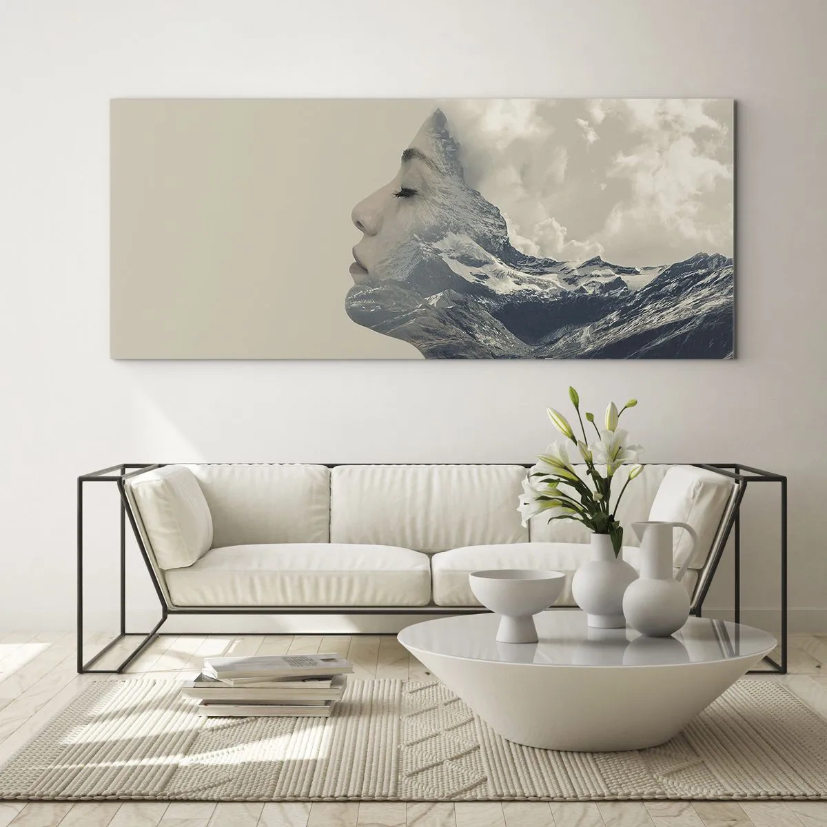 Obraz na skle - Krása živlov - 100x40 cm