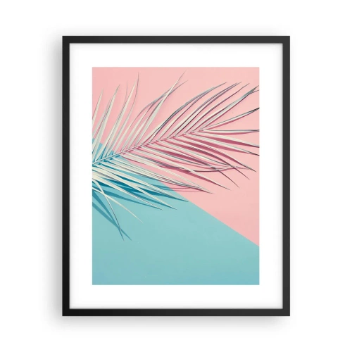 Plagát v čiernom ráme - Tropický dojem - 40x50 cm