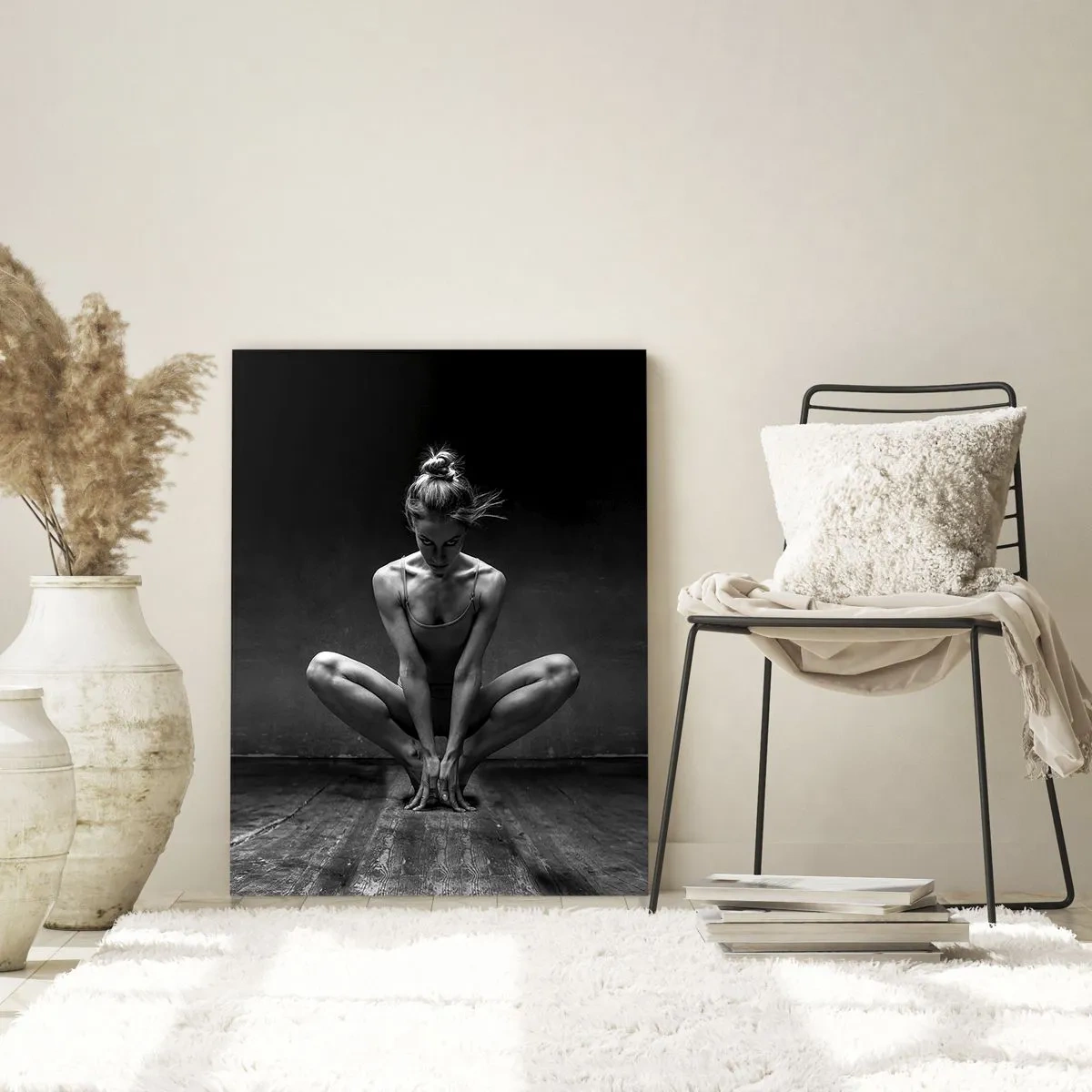 Obraz na skle - Koncentrácia tanečnej energie - 80x120 cm