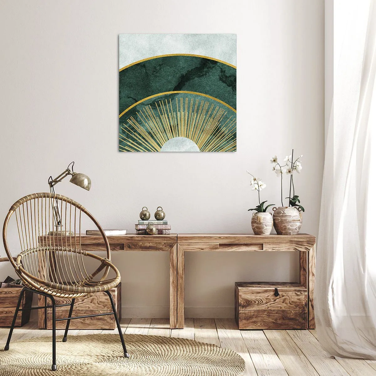 Obraz na plátne - Iná slnečná sústava - 40x40 cm