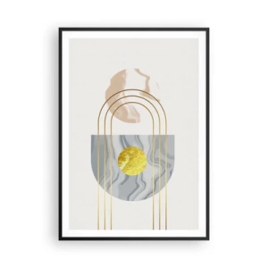 Plagát v čiernom ráme - Jas a žiarivosť - 70x100 cm