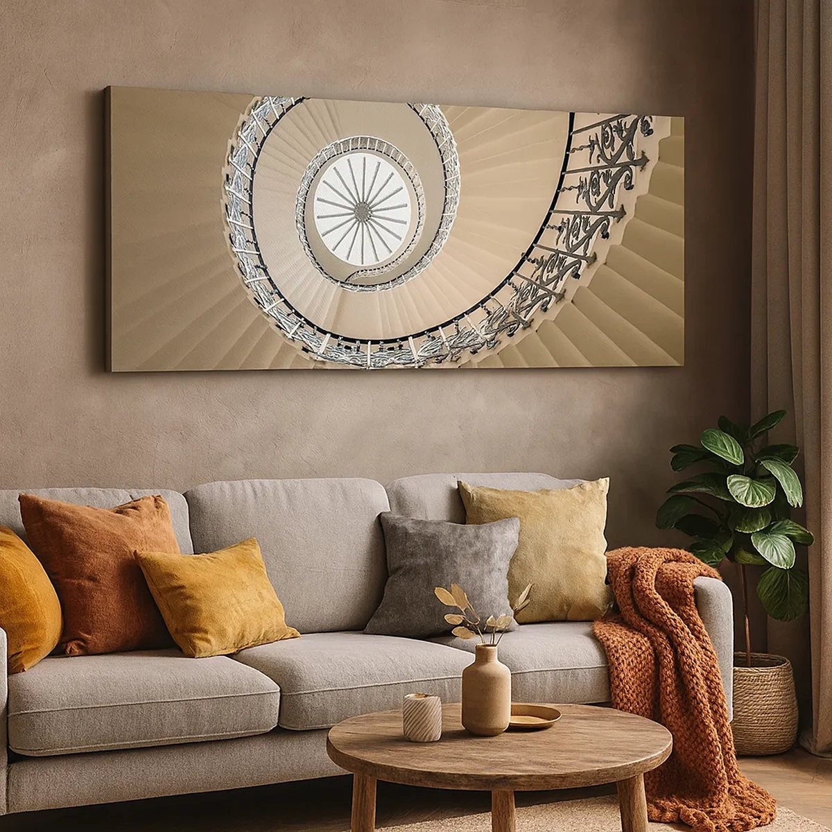 Obraz na plátne - Vnútri mušle - 30x30 cm