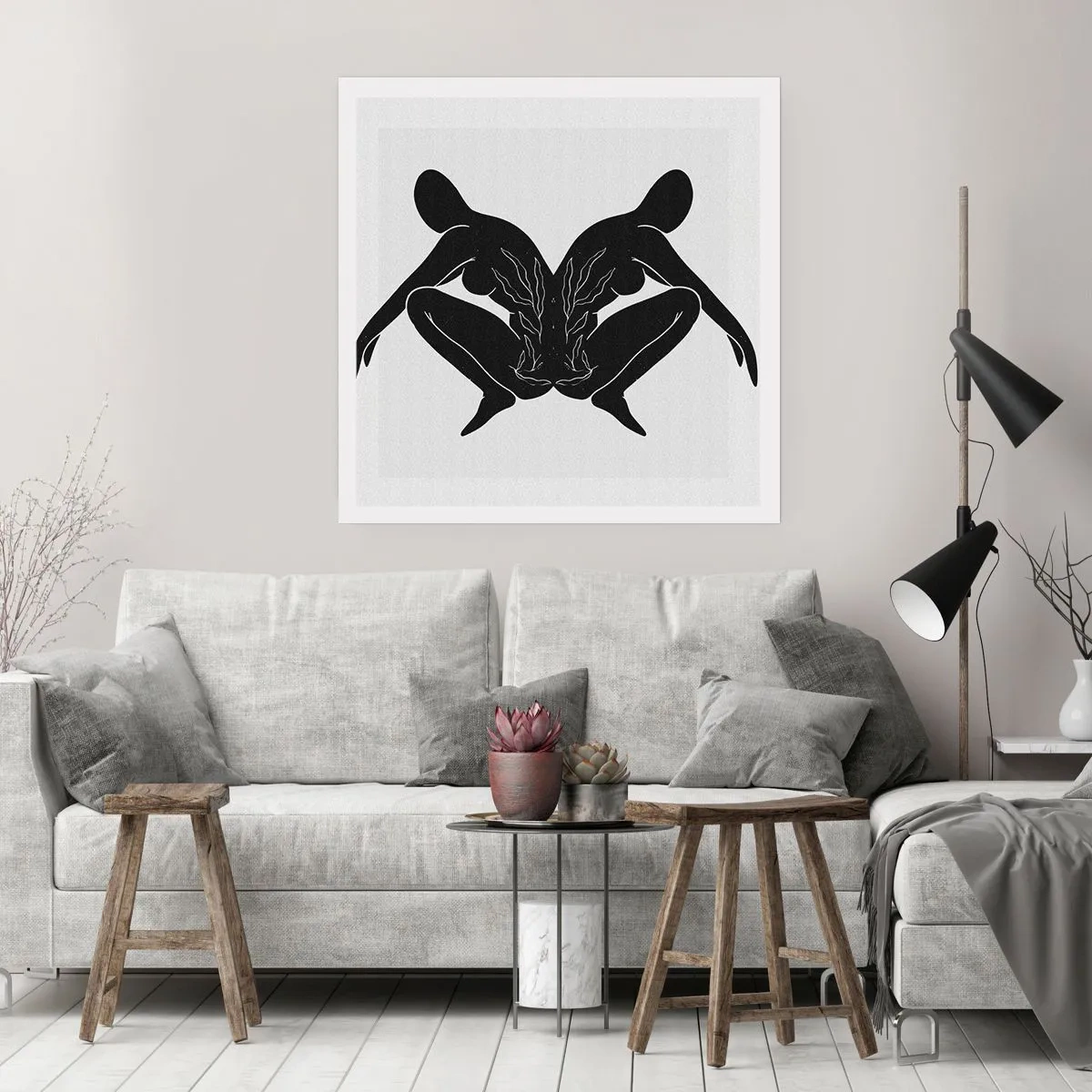 Plagát - Spoločná duša - 50x50 cm