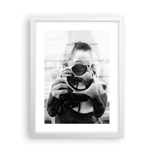 Plagát v bielom ráme - Tvorca a materiál - 30x40 cm