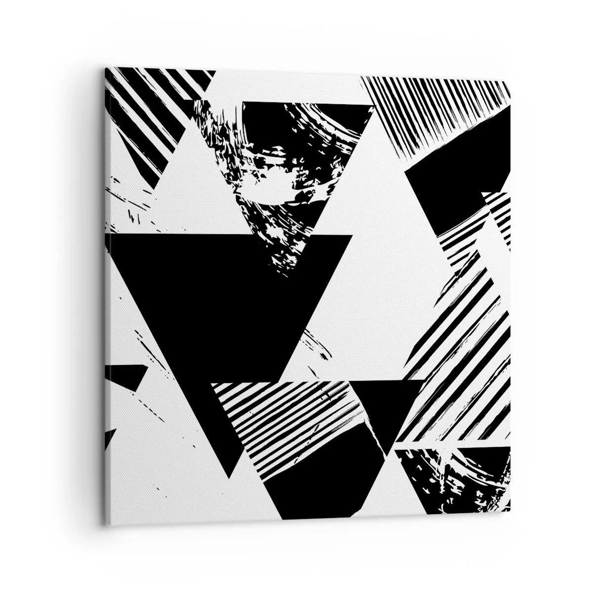 Obraz na plátne - Dážď trojuholníkov - 50x50 cm