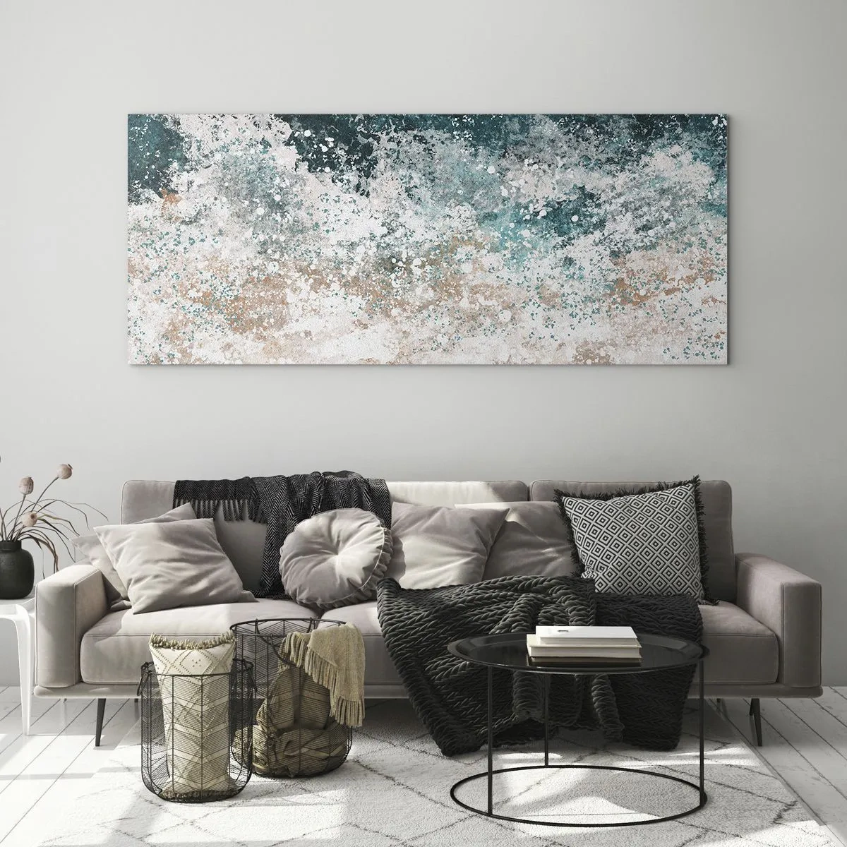 Obraz na skle - Morské príbehy - 100x40 cm