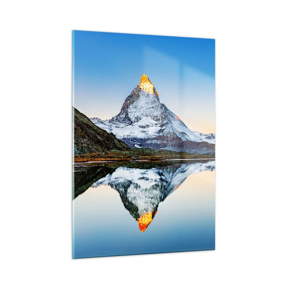 Obraz na skle - Dva svety - 50x70 cm