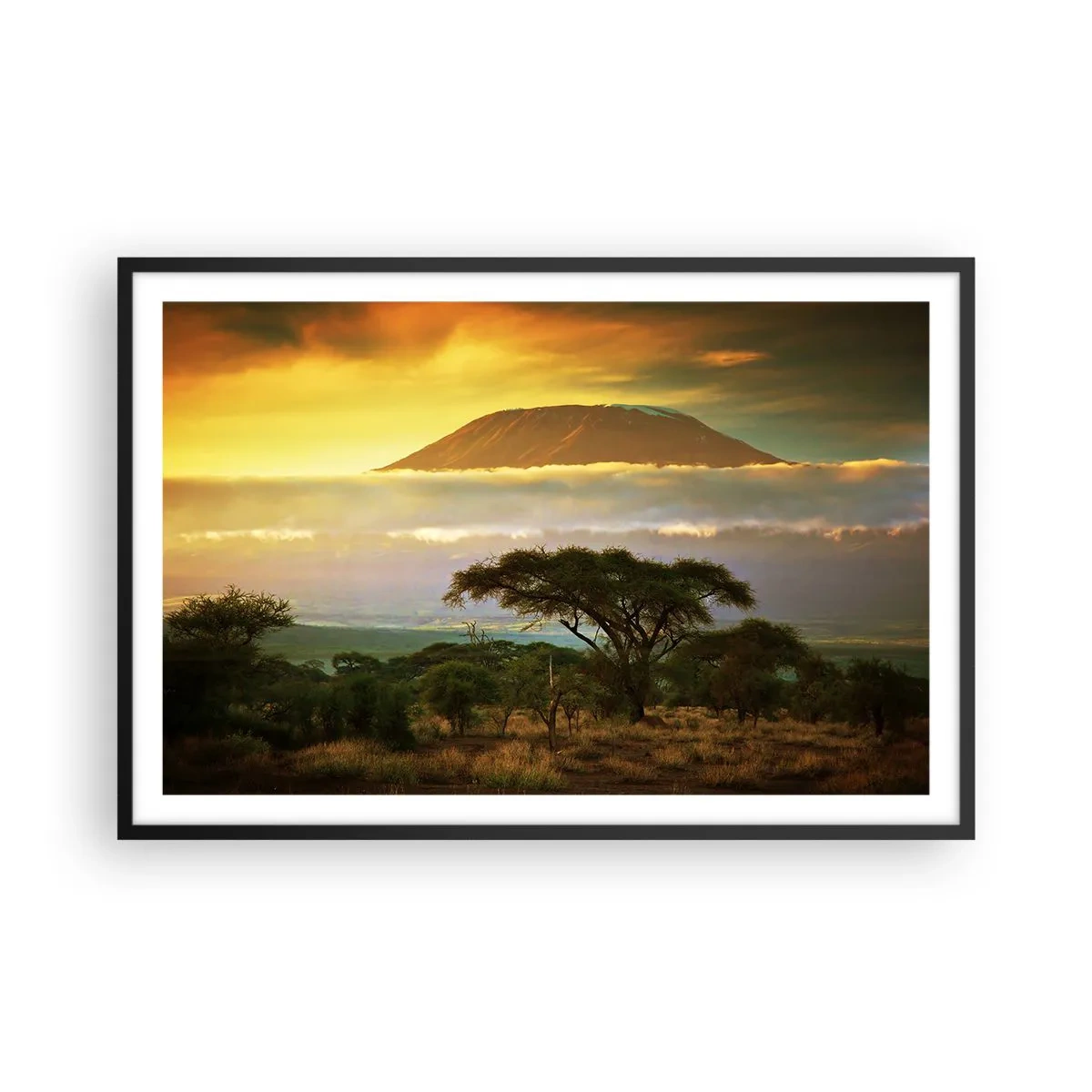 Plagát v čiernom ráme - Sen cestovateľa - 91x61 cm