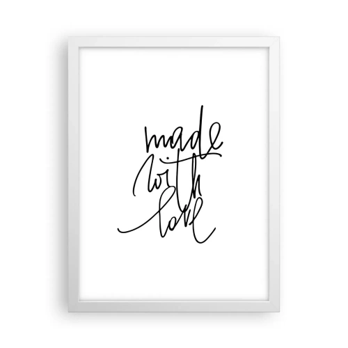 Plagát v bielom ráme - Najlepšia značka - 30x40 cm