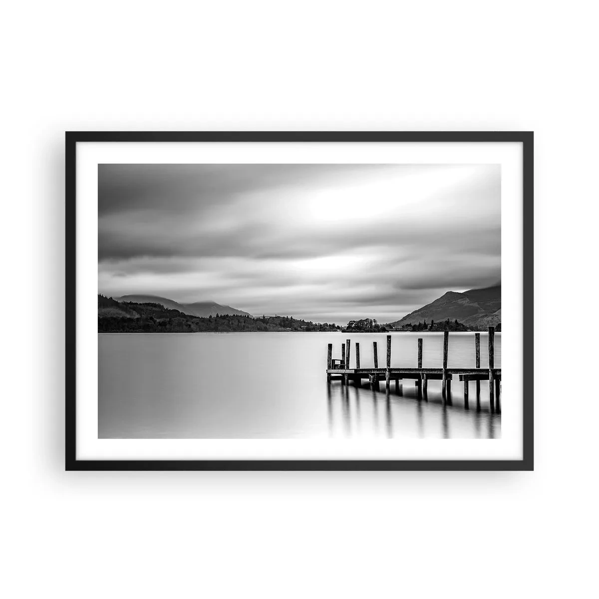 Plagát v čiernom ráme - Jemnosť a sila - 70x50 cm