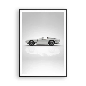 Plagát v čiernom ráme - Prísľub zábavy - 70x100 cm