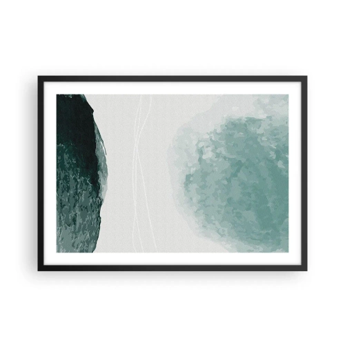 Plagát v čiernom ráme - Stretnutie s hmlou - 70x50 cm