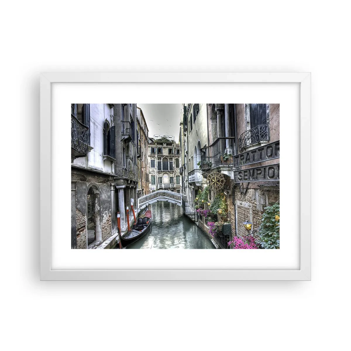 Plagát v bielom ráme - Od storočí v tichom zamyslení - 40x30 cm