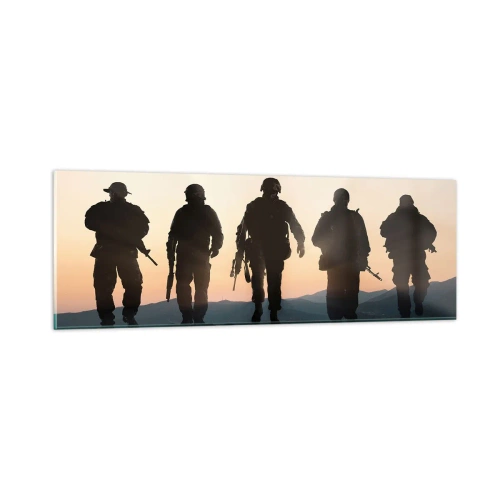 Obraz na skle - Vitaj v našom svete - 90x30 cm