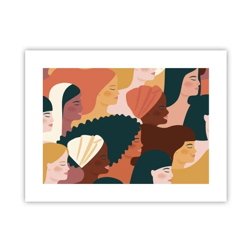 Plagát - Iba ženskosť - 40x30 cm