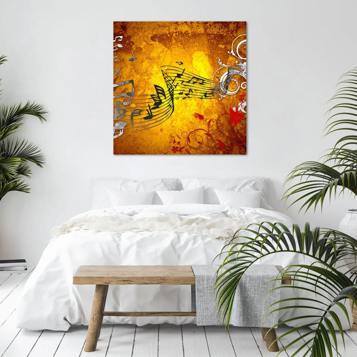 Obraz na plátne - Nech znie hudba - 70x70 cm