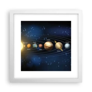 Plagát v bielom ráme - Jedna z desiatich - 30x30 cm