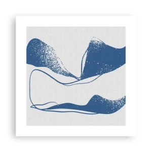 Plagát - Okrídlená abstrakcia - 40x40 cm