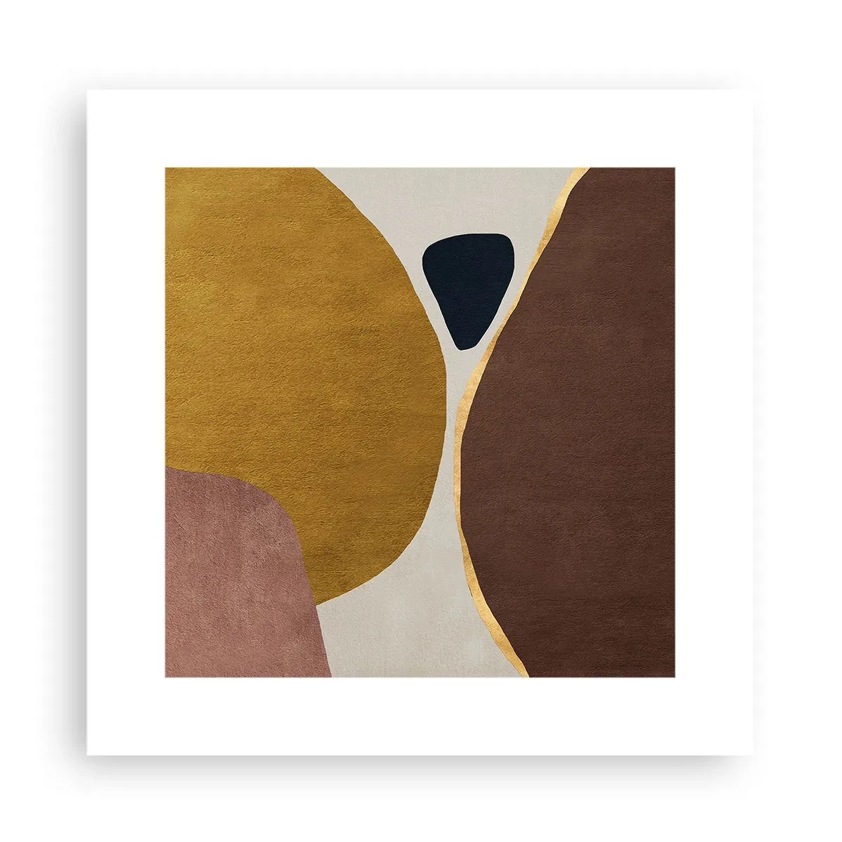 Plagát - Abstrakcia – miesto v priestore - 30x30 cm