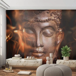 Samolepiaca Fototapeta Deluxe Sticker - Existuje iba tu a teraz - Budha, Náboženstvo, Ázie - 100x70 cm