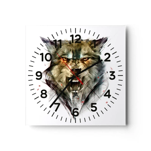 Nástenné hodiny - Ani krok! - 40x40 cm