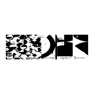 Vzorka Fototapeta Standard Eco - Biele je biele a čierne čierne - Abstrakcia, Kus, Grafika - 100x30 cm