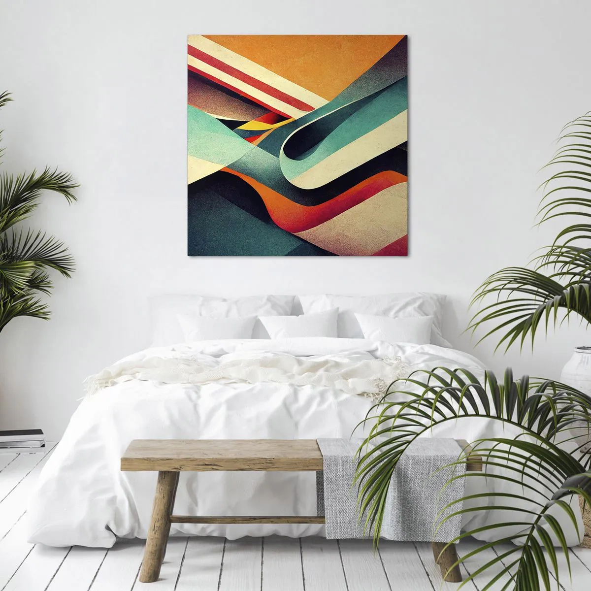 Obraz na plátne - Intenzívna kompozícia - 50x50 cm