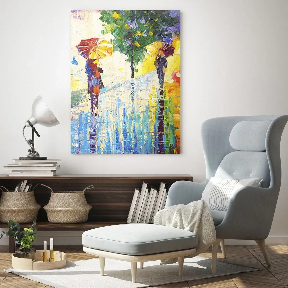 Obraz na skle - A všetko je jasné - 50x70 cm