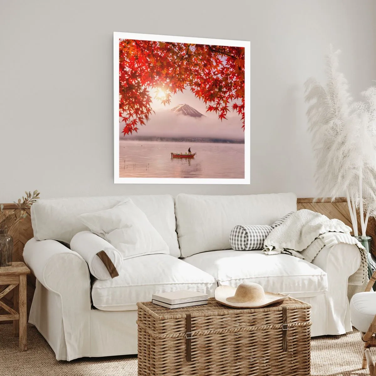 Plagát - V japonskom štýle - 40x40 cm