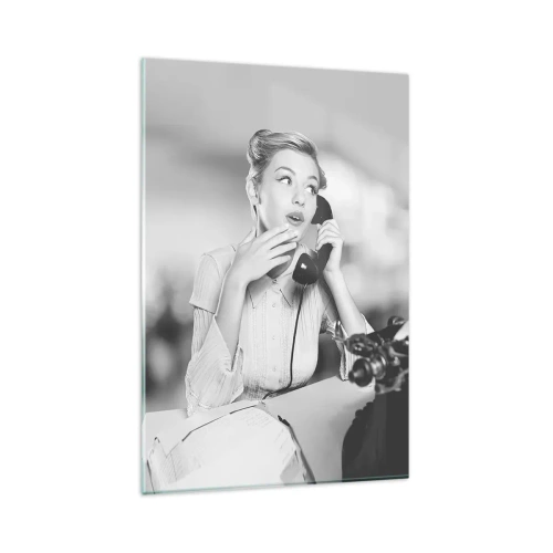 Obraz na skle - Halo, tu sú 50. roky. - 80x120 cm