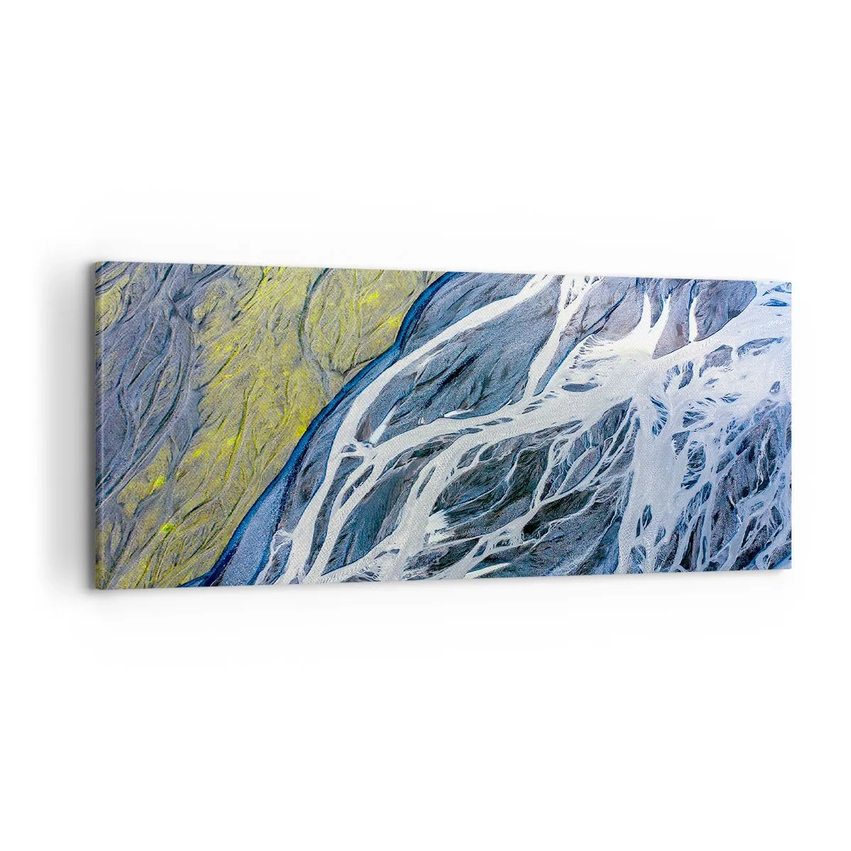 Obraz na plátne - Jaskynné maľby prírody - 100x40 cm