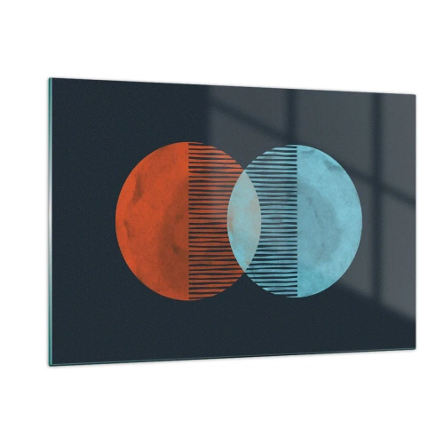 Obraz na skle - Astronomická fantázia - 120x80 cm