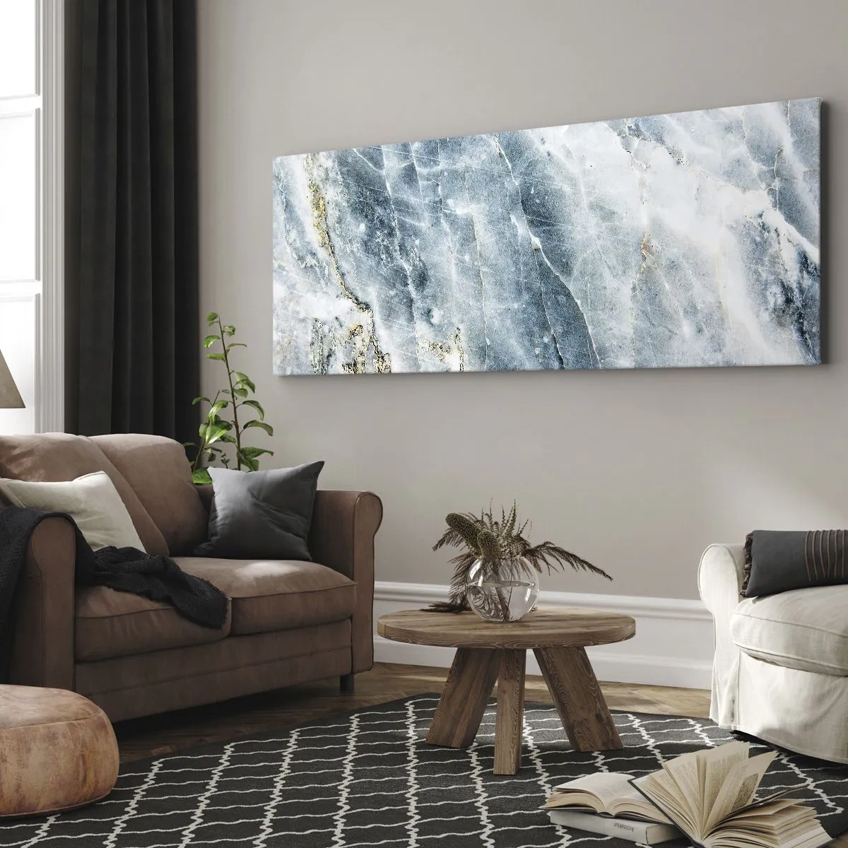 Obraz na plátne - Ľadový svet - 100x40 cm