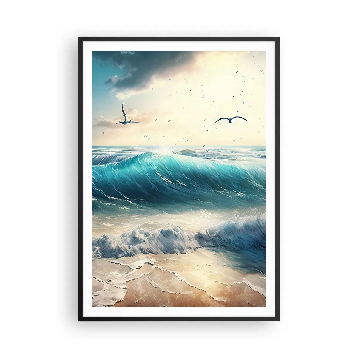 Plagát v čiernom ráme - Šušťanie len pre teba - 70x100 cm