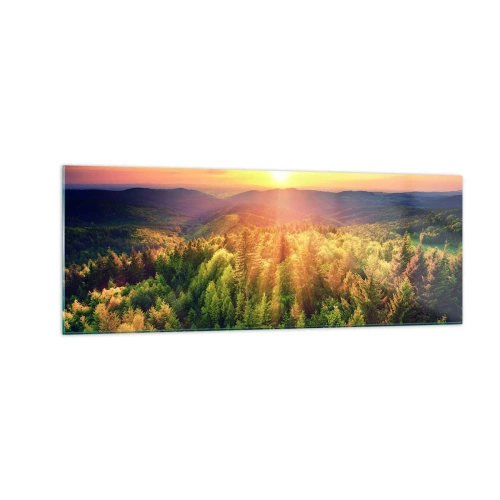 Obraz na skle - Vrcholky a vrcholy - 140x50 cm
