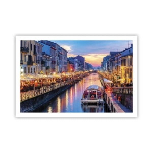 Plagát - Večer plný svetla a zábavy - 91x61 cm