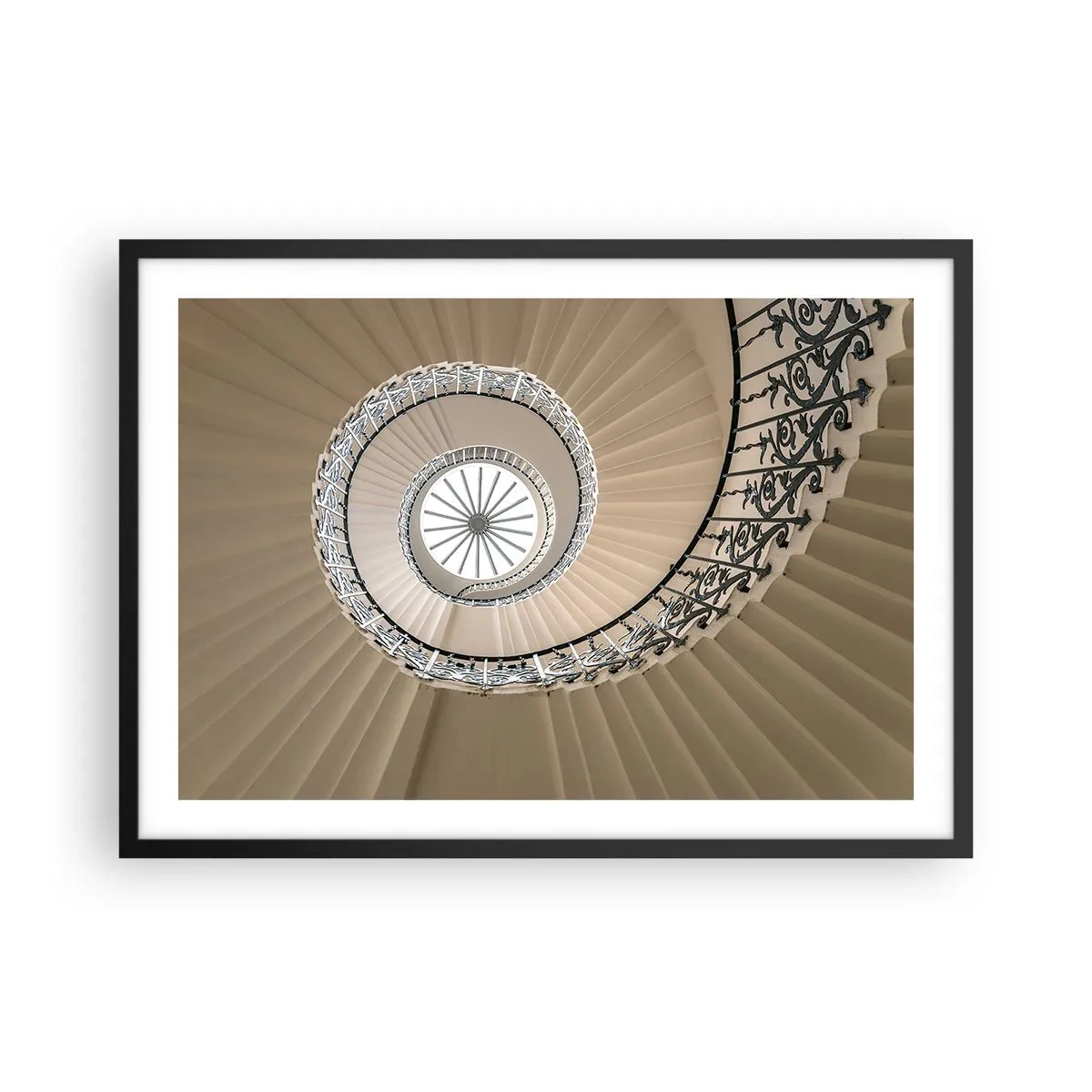 Plagát v čiernom ráme - Vnútri mušle - 70x50 cm