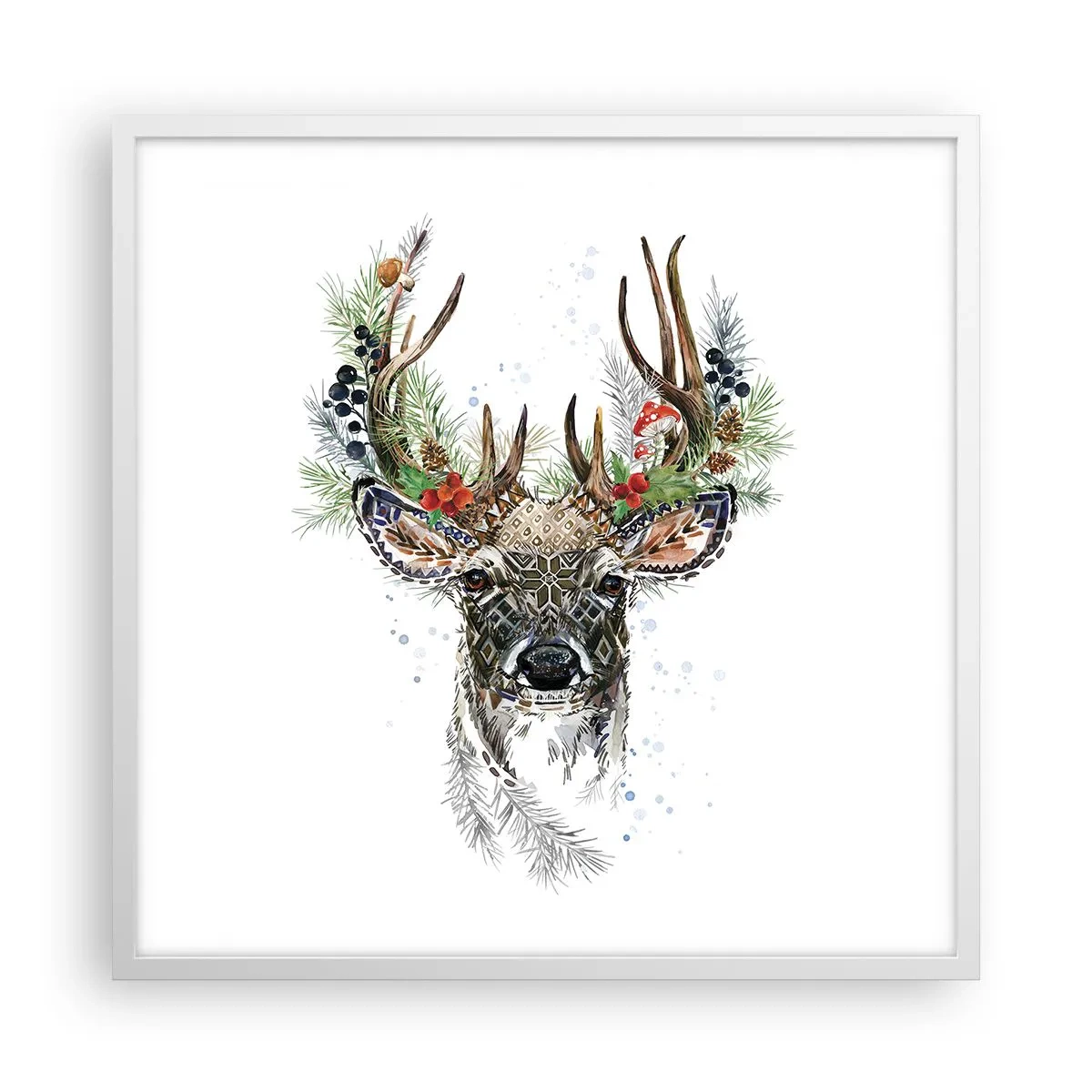 Plagát v bielom ráme - V slávnostnom rúchu - 60x60 cm