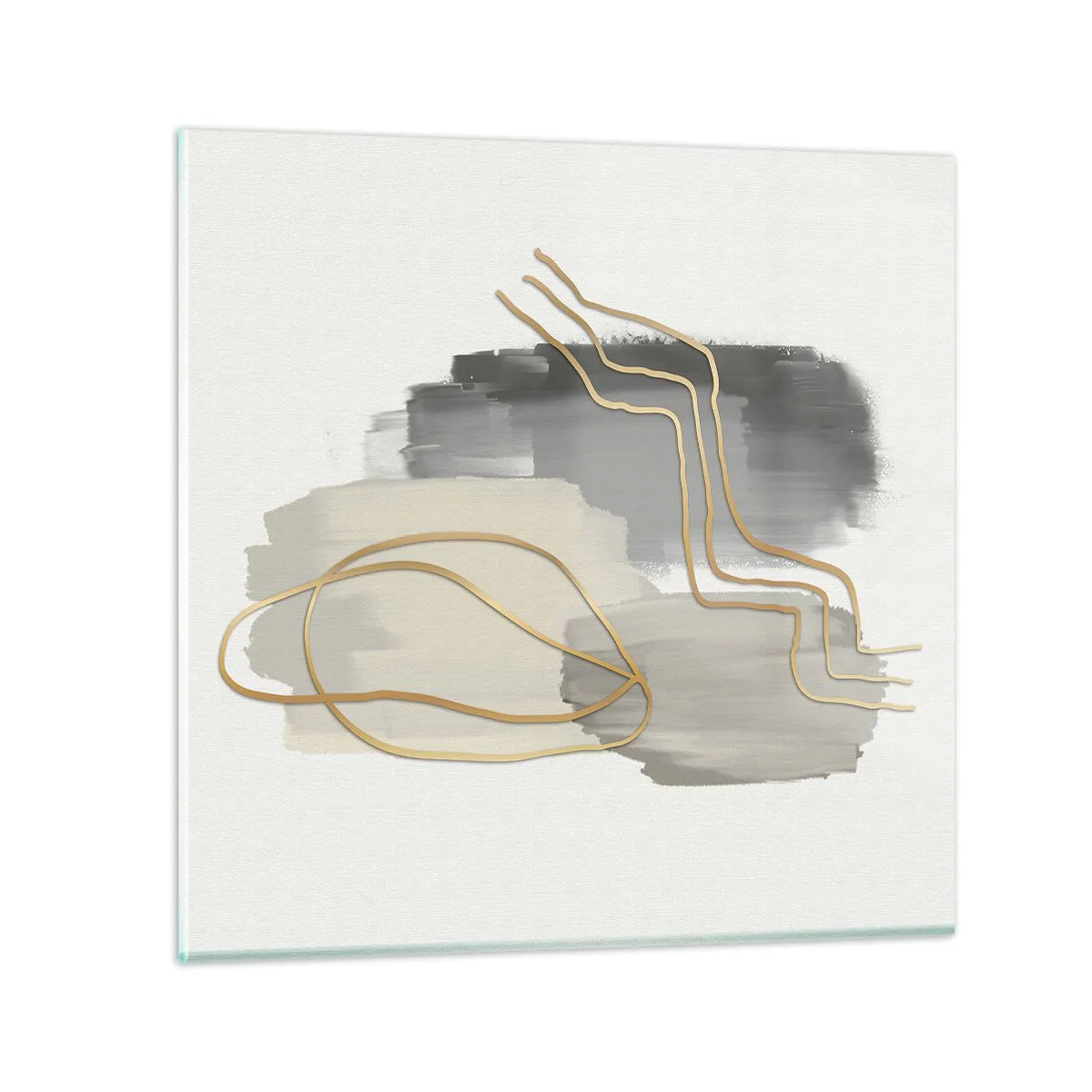 Obraz na skle - Trvanie a pohyb - 40x40 cm