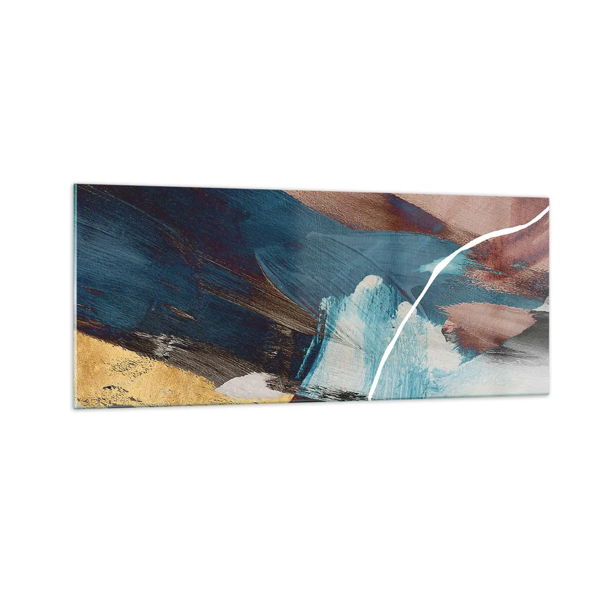 Obraz na skle - Na plno a s energiou - 100x40 cm