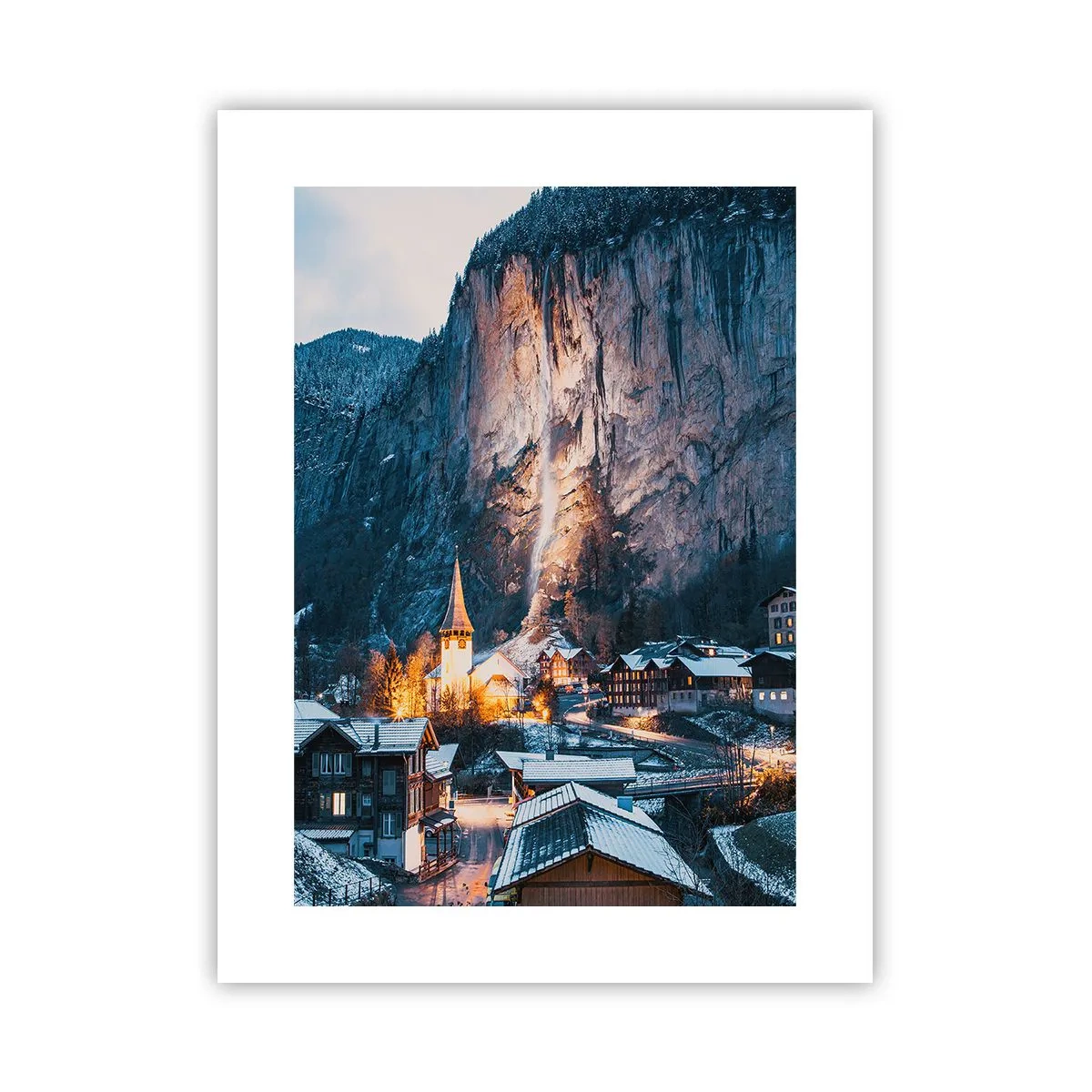 Plagát - Svetlý duch zimy - 30x40 cm