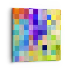 Obraz na plátne - Každý iný, všetky rovné - 40x40 cm
