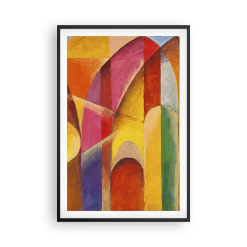 Plagát v čiernom ráme - Katedrála slnka - 61x91 cm