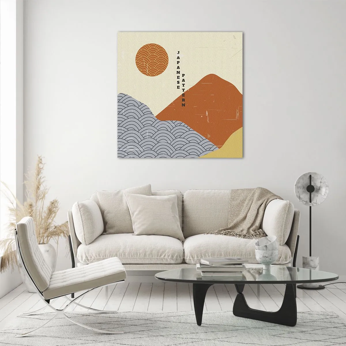 Obraz na skle - V japonskom duchu - 70x70 cm