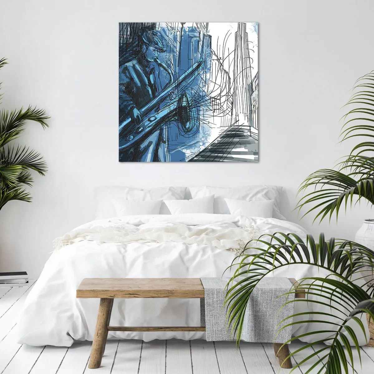 Obraz na plátne - Mestská rapsódia - 50x50 cm