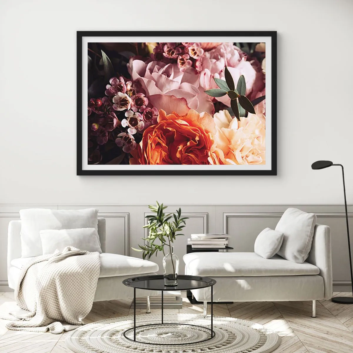 Plagát v čiernom ráme - Zabalené do krásy - 100x70 cm