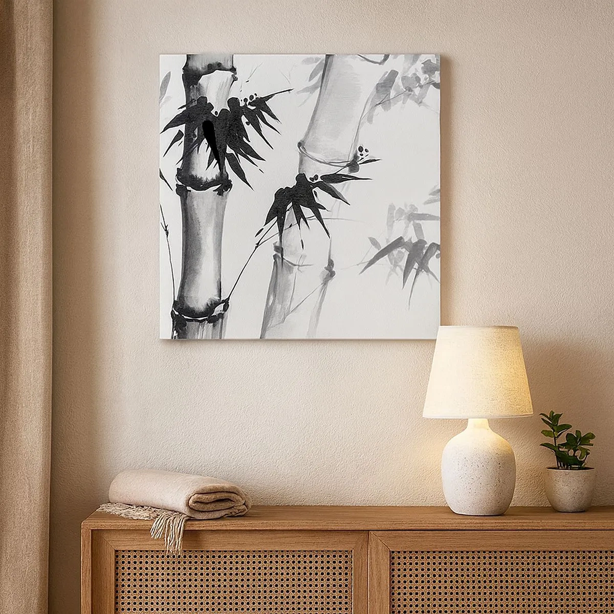 Obraz na plátne - Blízky záber na orient - 30x30 cm